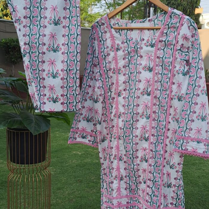 Comfy Co-ord Set - Embellished with Laces