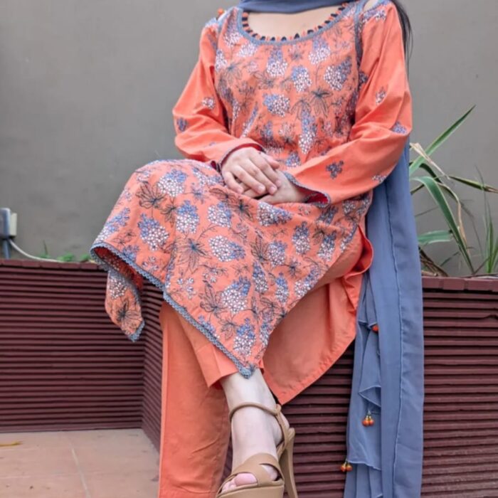 Narangi Embroided Pret